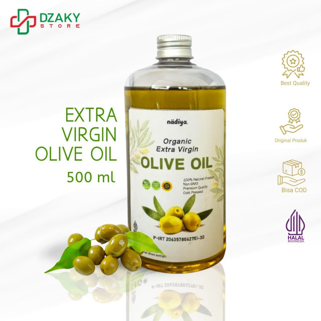 

Minyak Zaitun Extra Virgin Olive Oil EVOO Organic Premium 100% Original 500ml