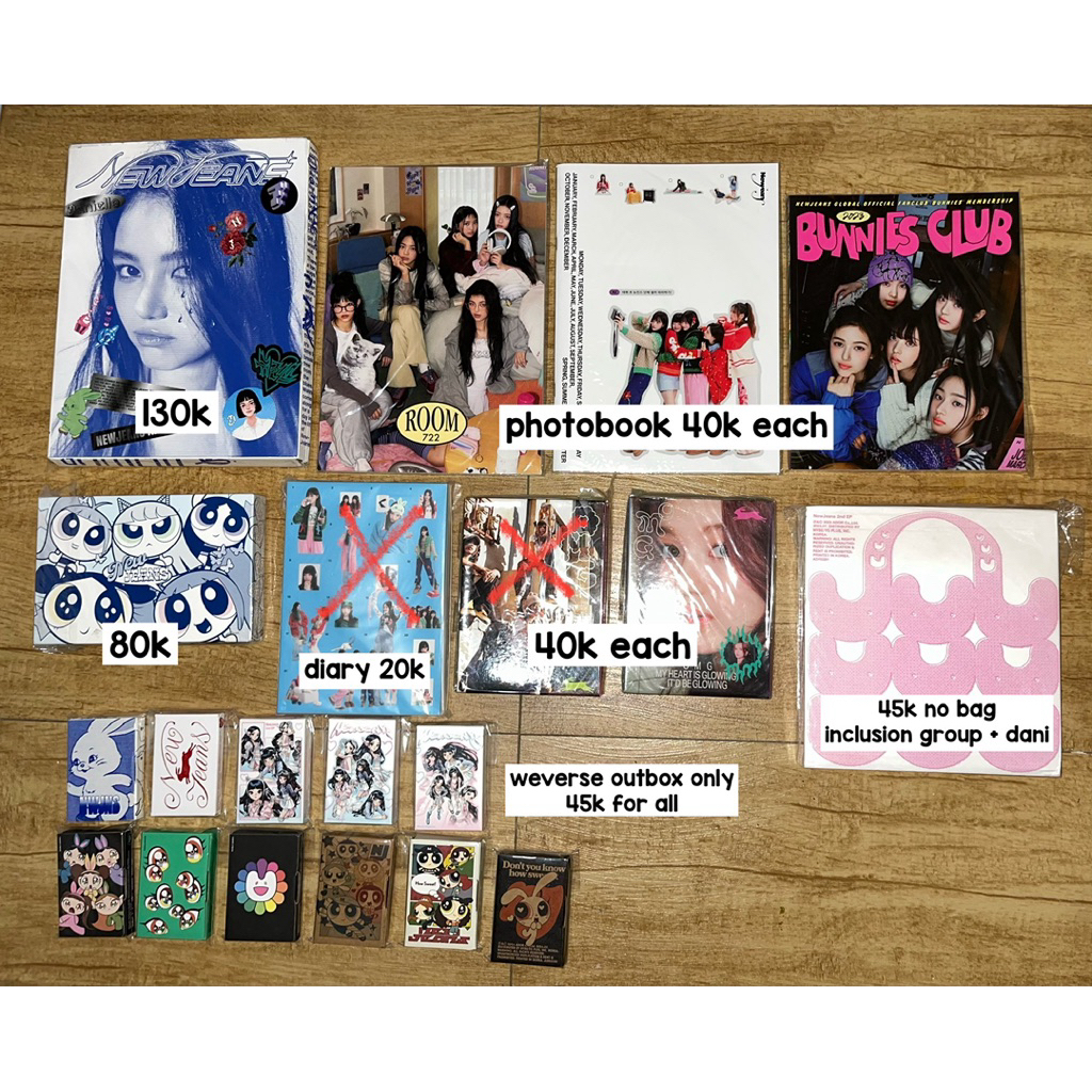 Album Only GG Girlgroup Newjeans NJZ Blue Book Danielle Photobook LOONA Chuu ARTMS NMIXX Bae IZ*ONE 