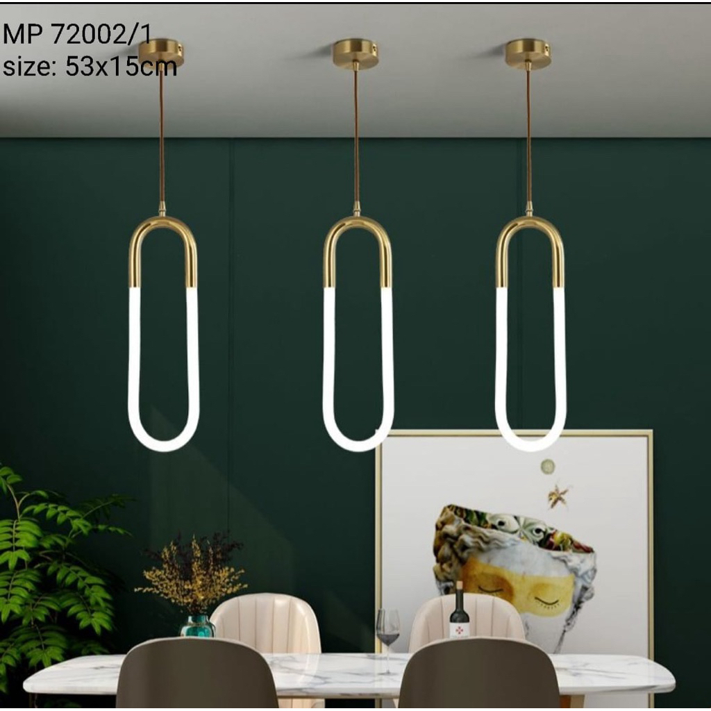 Lampu Gantung Modern Ring Gold