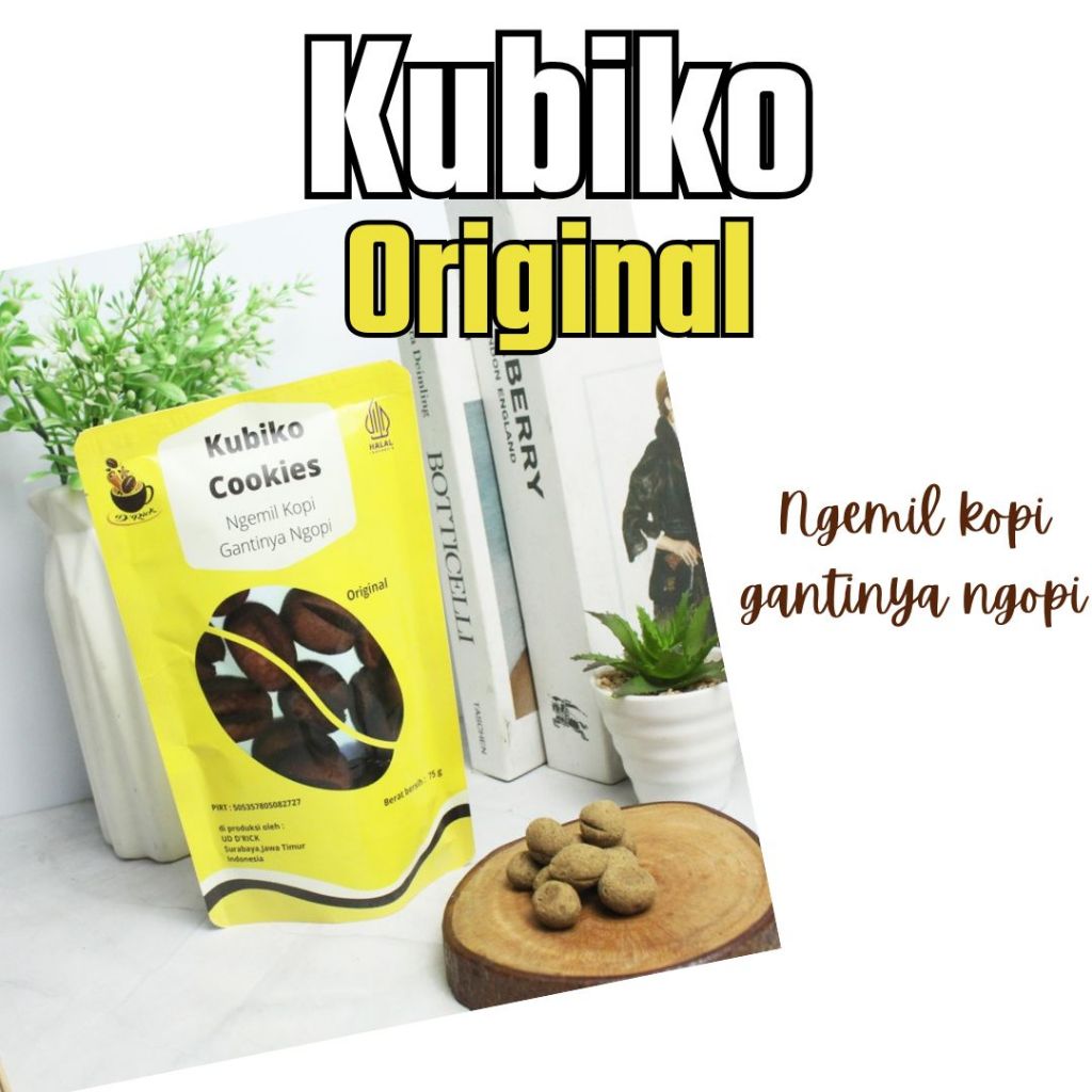 

Kubiko original D'RICK Cookies ngemil kopi gantinya ngopi