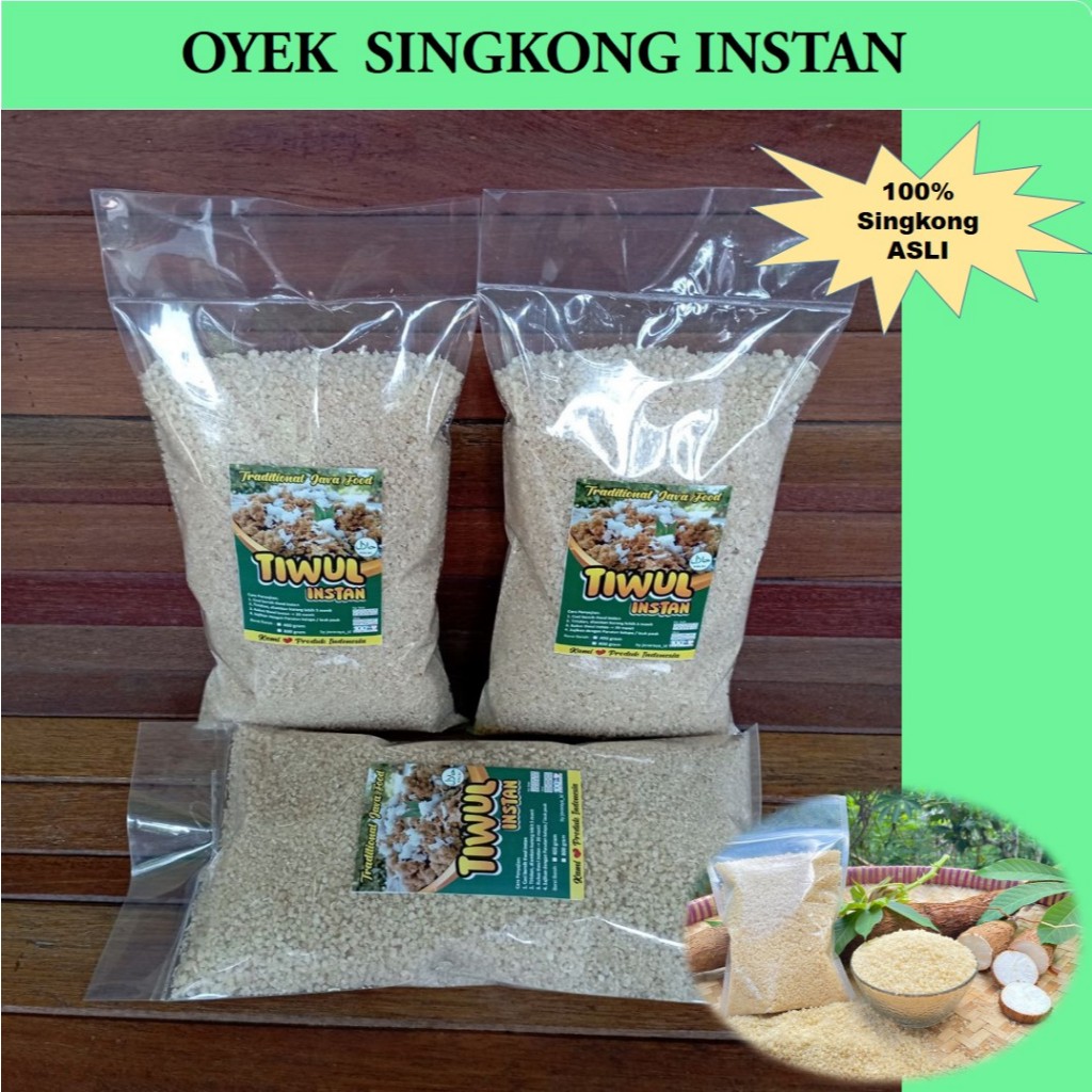 

Tiwul Singkong Instan, Beras Oyek 800 gram