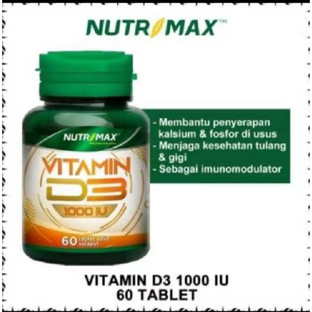 Vitamin D3 1000iu -60 tablet