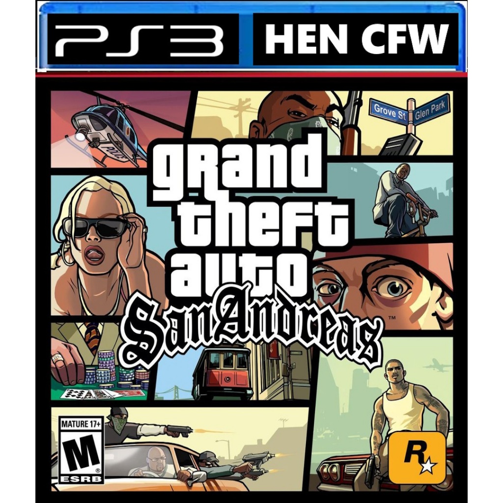 Bd dvd game ps3 Gta sa