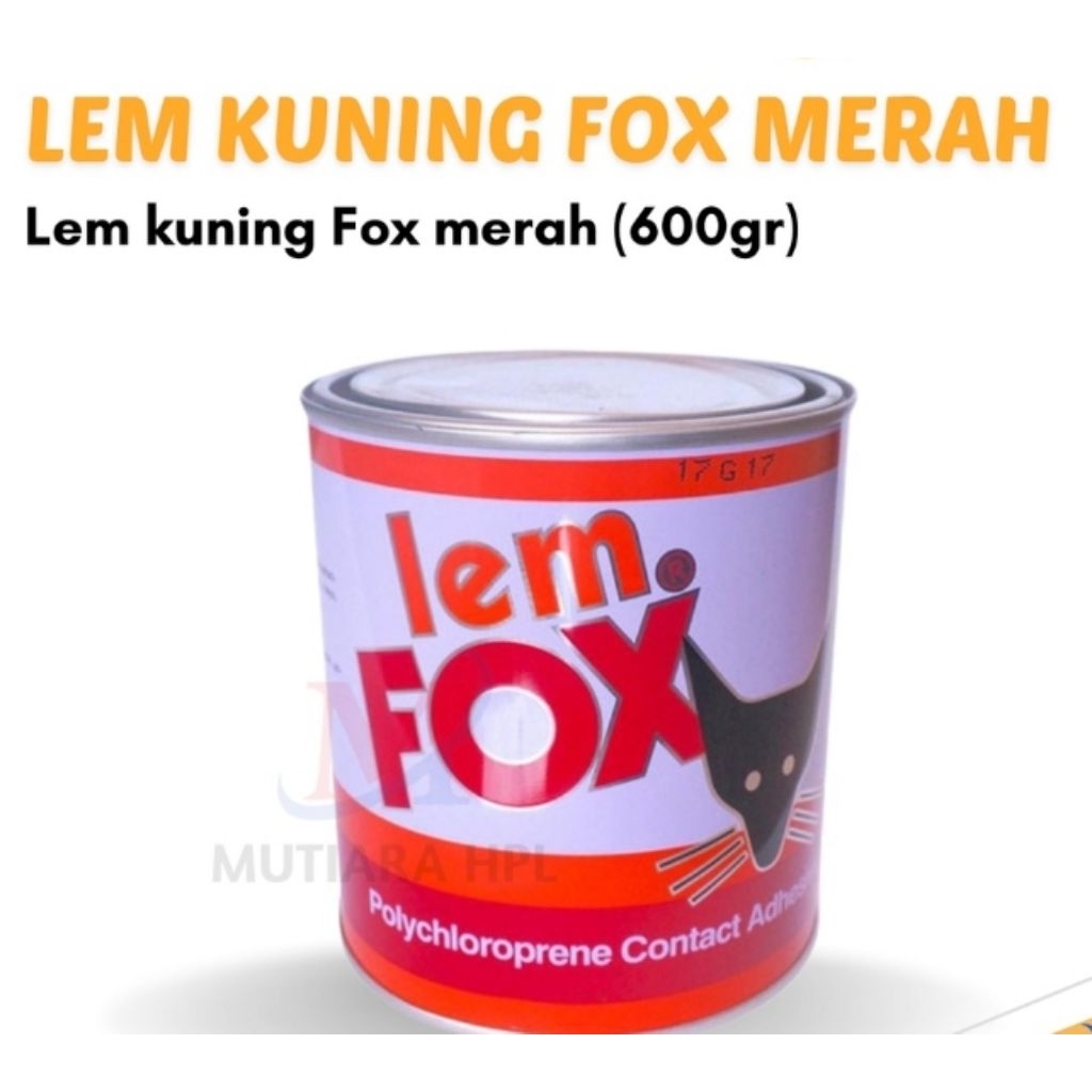 

Lem Fox 600gr (Lem Kuning)