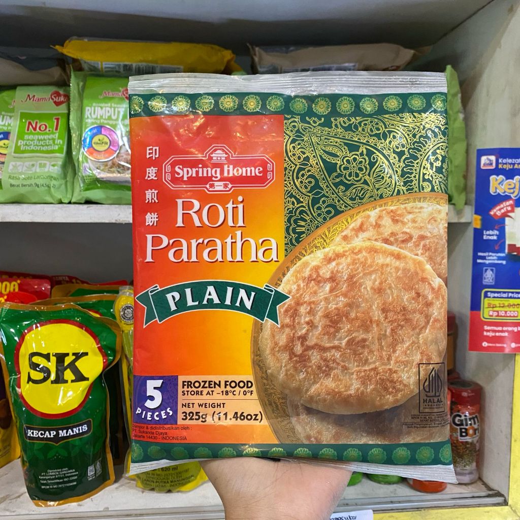 

SPRING HOME roti paratha plain 325g