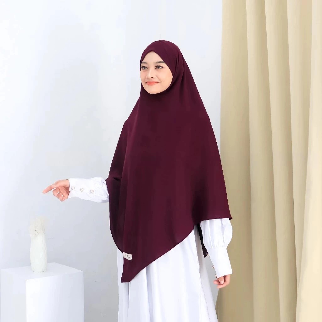 Best Sale Hijab Khimar Khiban Bandana Crinkle Syari/Ciara Khimar Bandana Khiban Crinkle Airflow
