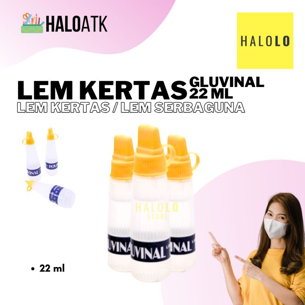 

Lem Kertas Lem Cair Lem Gluvinal Kecil 22 ml Lem Serbaguna