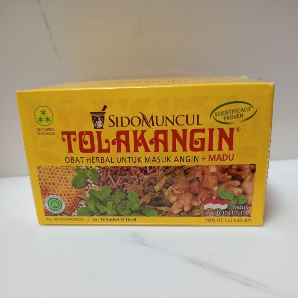 

Jamu Herbal Tolak Angin Cair - Sido Muncul isi 12 sachet