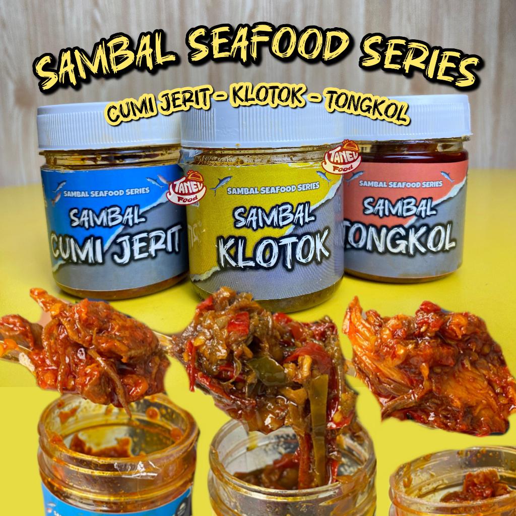 

Sambal Seafood Series TANEV FOOD 100gr Sambel Tongkol, Klotok, Cumi BELI 3 LEBIH MURAH
