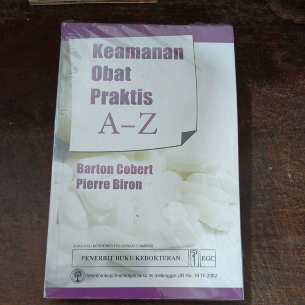 Buku Original Keamanan Obat Praktis A - Z ~ EGC