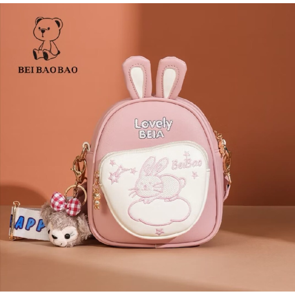 TAS SLEMPANG MODEL CUTE / TAS LUCU KELINCI / TAS ORIGINAL BEIBAOBAO 8396
