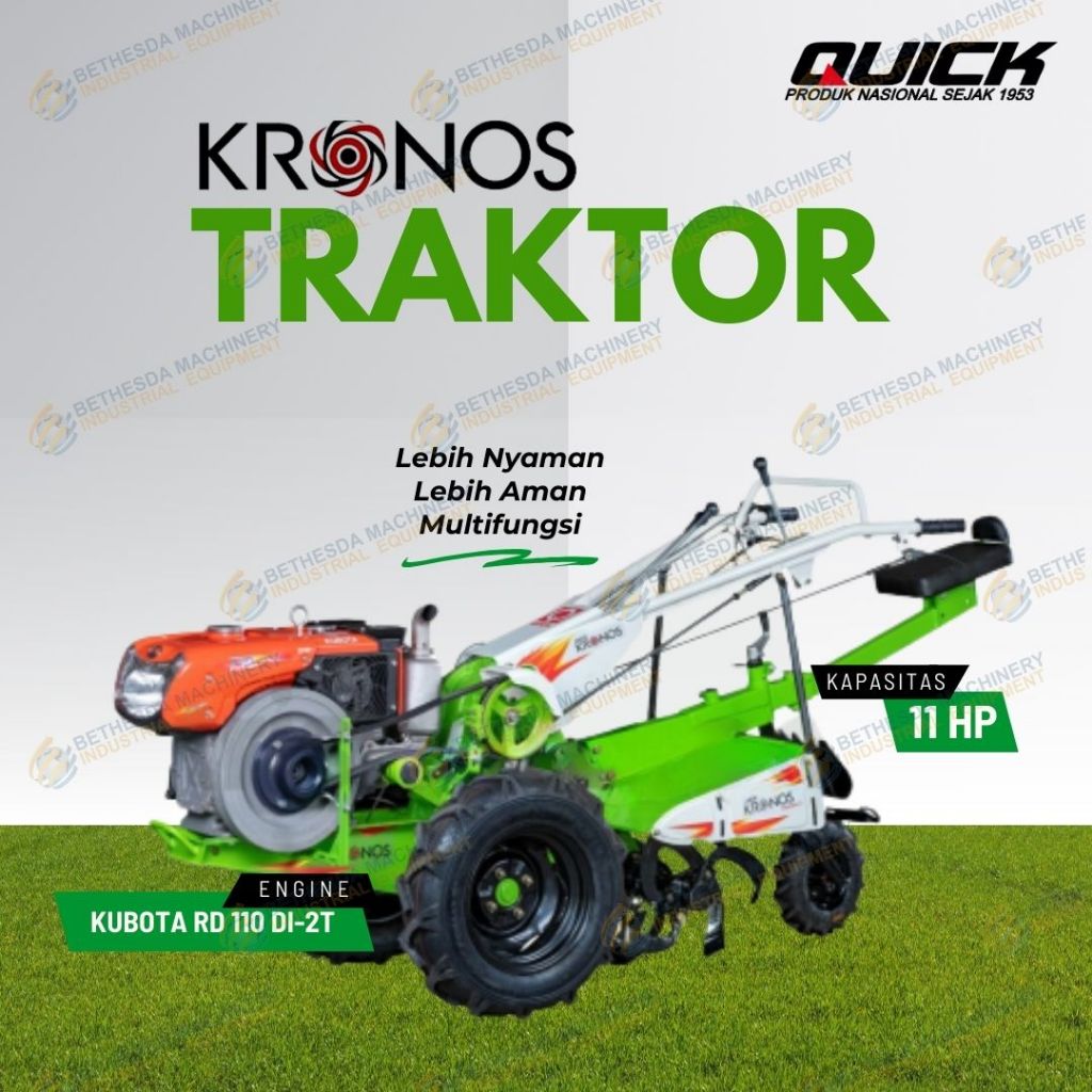 Traktor Kronos Quick Paket 7-10 Kubota Engine 11hp