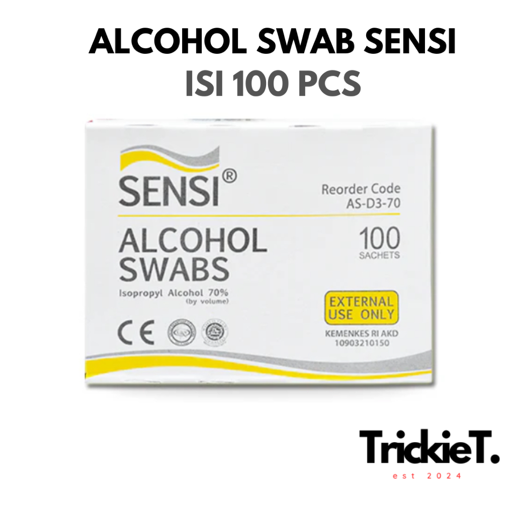 Sensi Alcohol Swab isi 100 pcs
