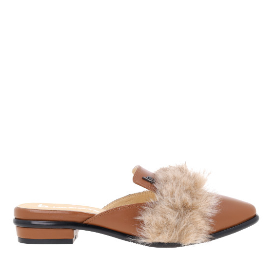 Bocorocco D. Coco 20 Tan - Sepatu Mules Flat Wanita Daily/Casual - Halal & Nyaman