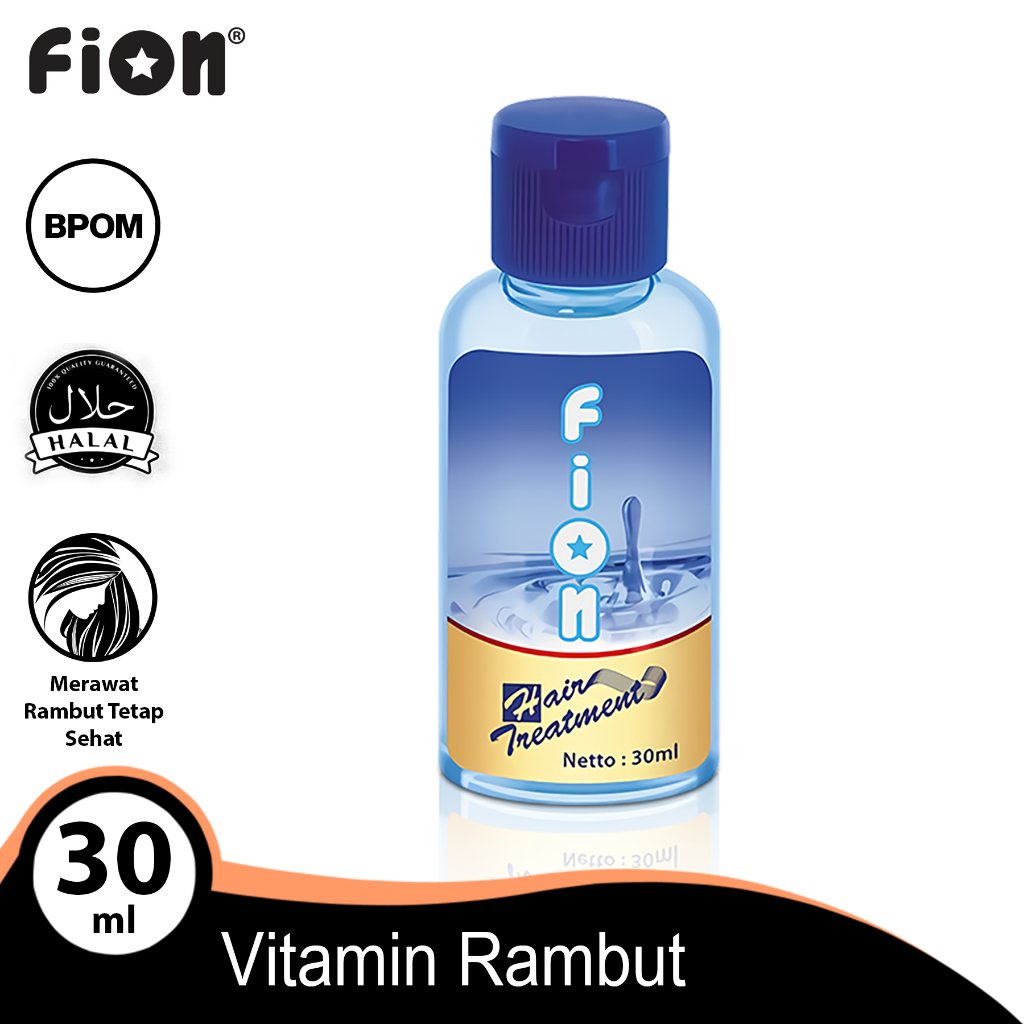 FION Perawatan Rambut 30 ML (Ukuran Mini) Hair Treatment Serum Vitamin Halal Pelebat Rambut