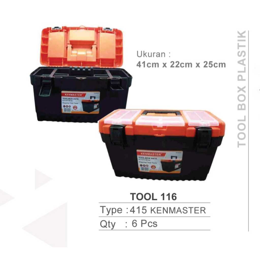 kenmaster tool box perkakas H 415 / tool box kunci