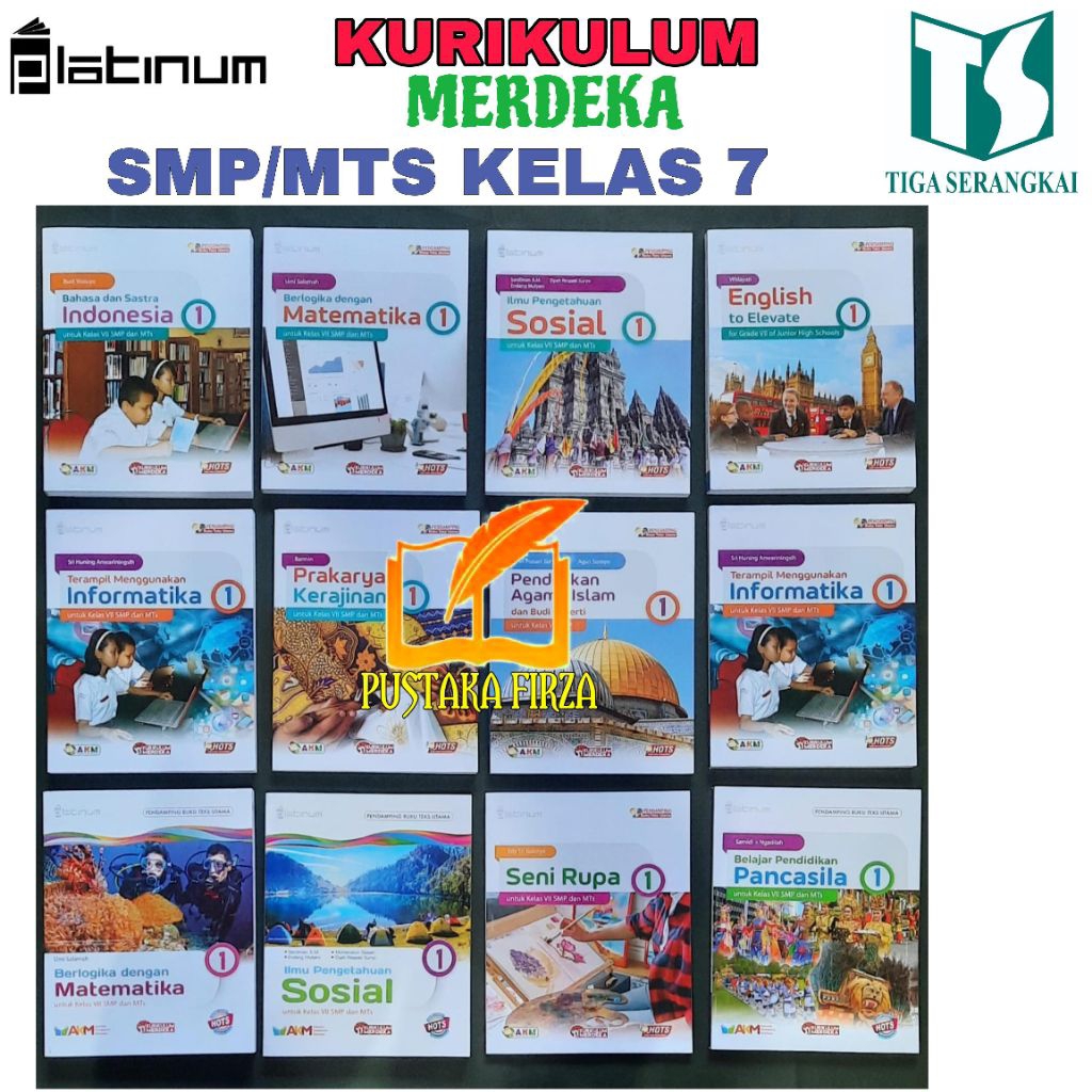 Platinum Kurikulum Merdeka Smp/ Mts Akm Hots Kelas 7. Ips.Bahasa Indonesia.English.Ipa.Matematika.Pp