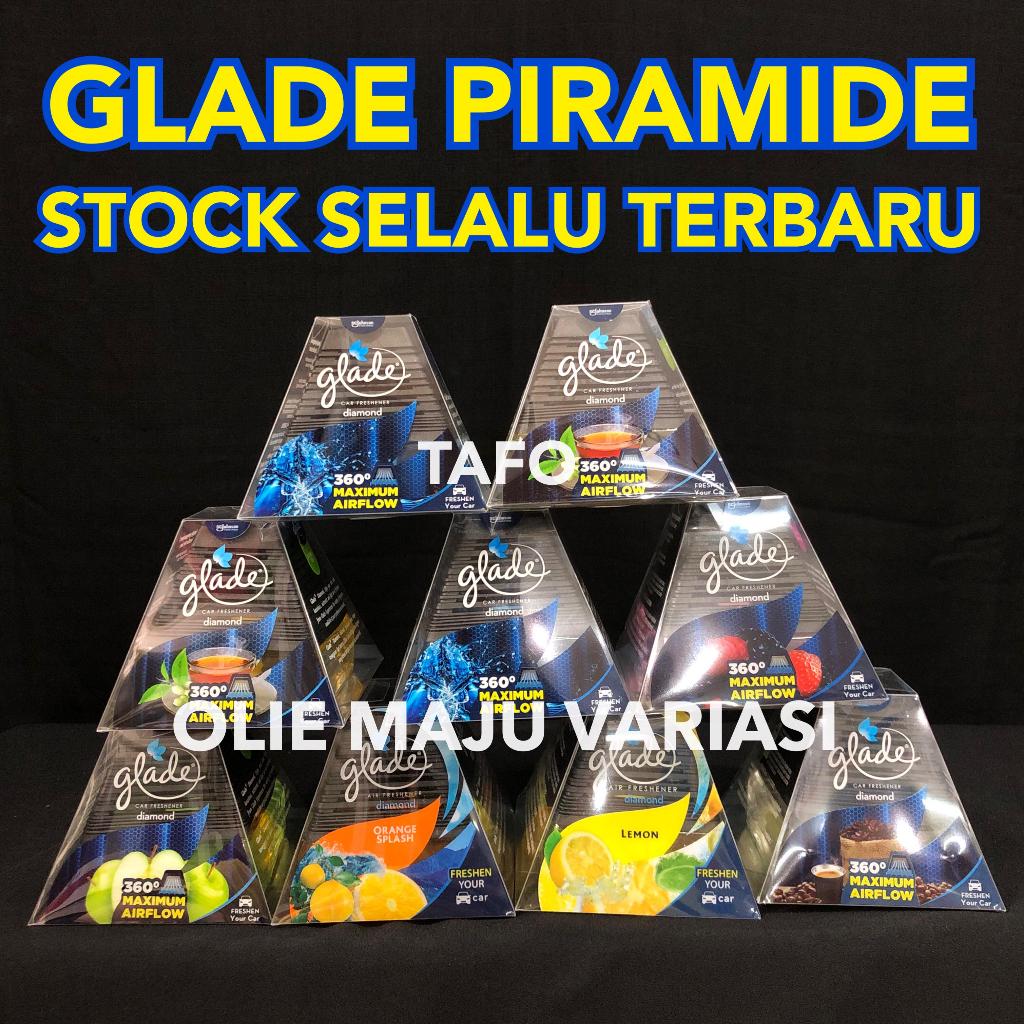 PARFUM DASHBOARD PEWANGI MOBIL GLADE DIAMOND MEWAH PIRAMID