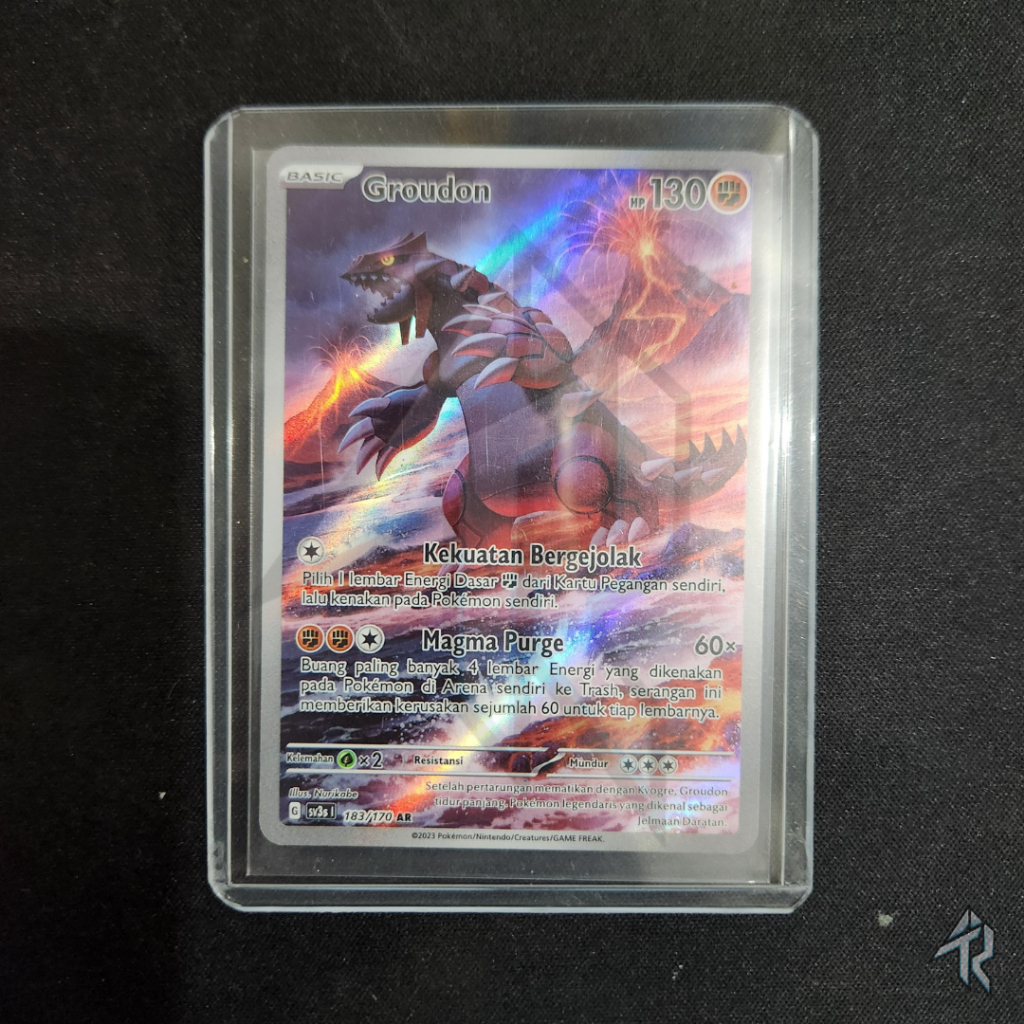 Kartu Pokemon | Groudon AR sv3s 183/170 – Pokemon TCG Indonesia