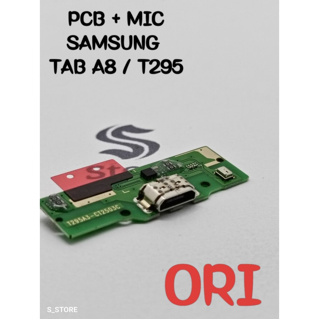 CONNECTOR CHARGER SAMSUNG TAB A8 T295 ORI PAPAN KONEKTOR CAS PCB BOARD FLEXIBLE CAS SAMSUNG TAB A8 T