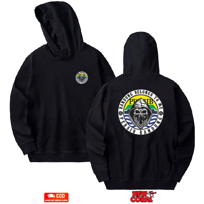 Hoodie Jaket jamper Sepak Bola Bandung Belongs to me Persib BandungCustom Kualitas distro