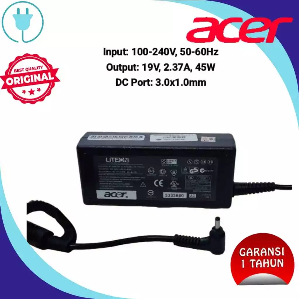 Charger Laptop Acer Swift, Aspire 3, Aspire 5