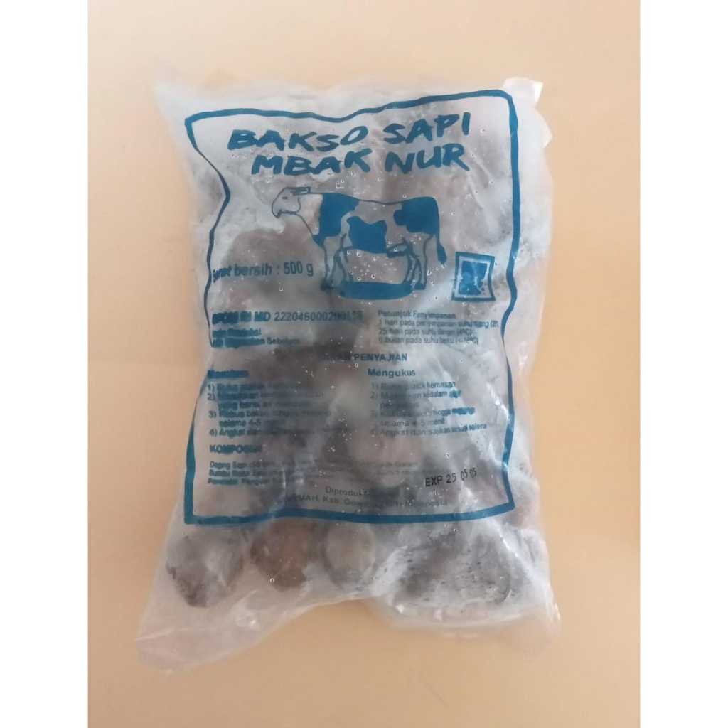 

BAKSO BULAT MBA NUR ISI 50 BIJI