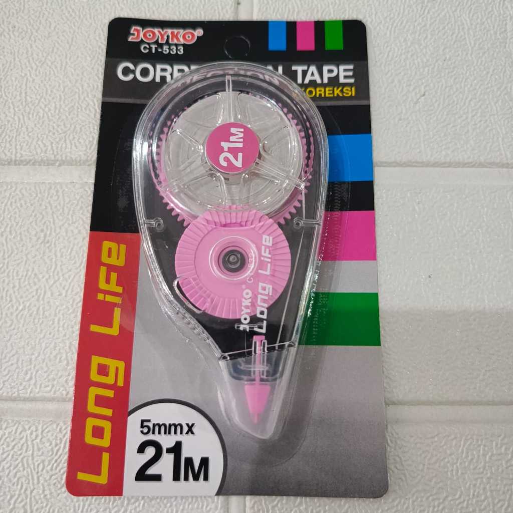 

Stipo kertas Correction Tape JOYKO CT-533 / 21 Meter