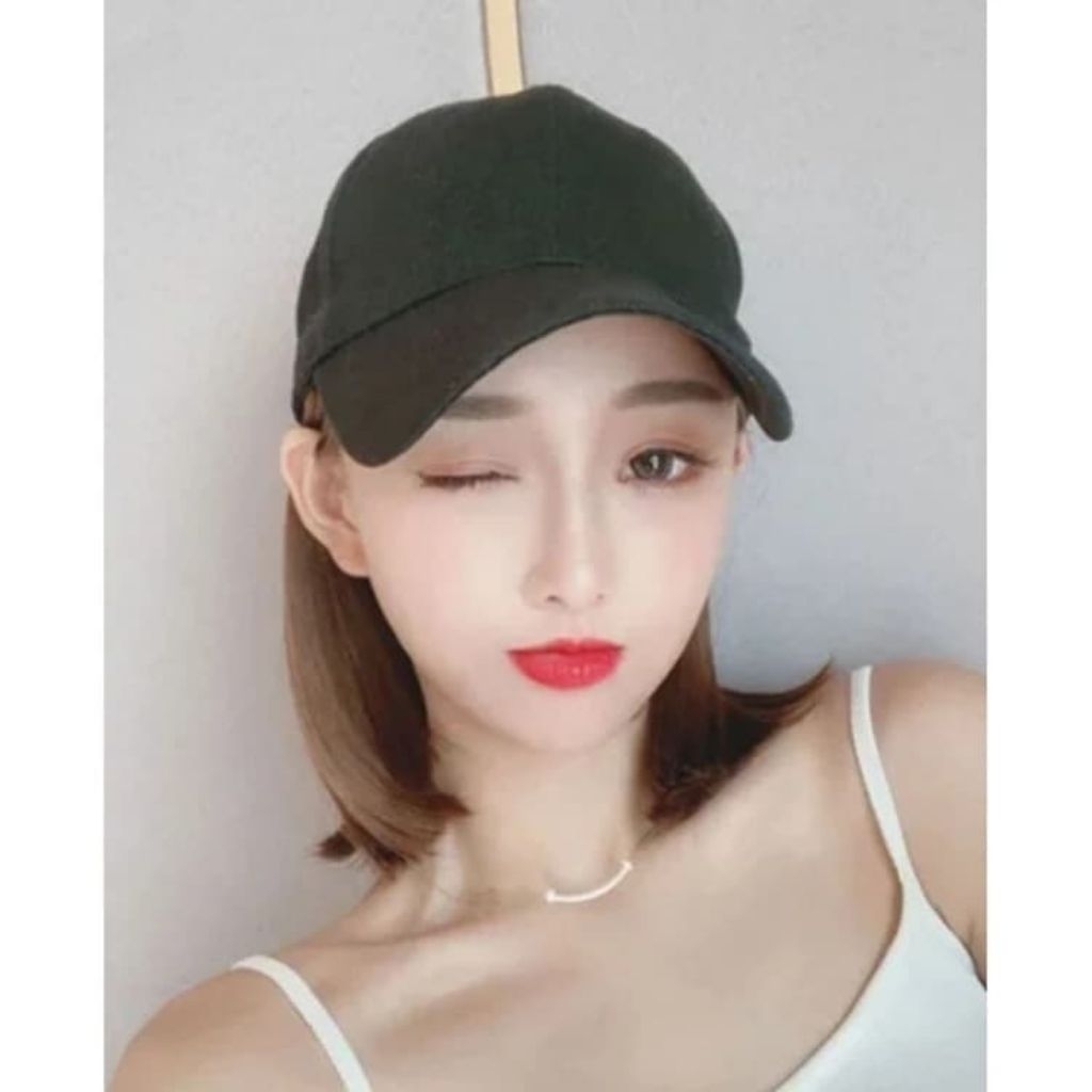 Wig Topi Pendek Topi Baseball Wig Topi Wig Topi Murah