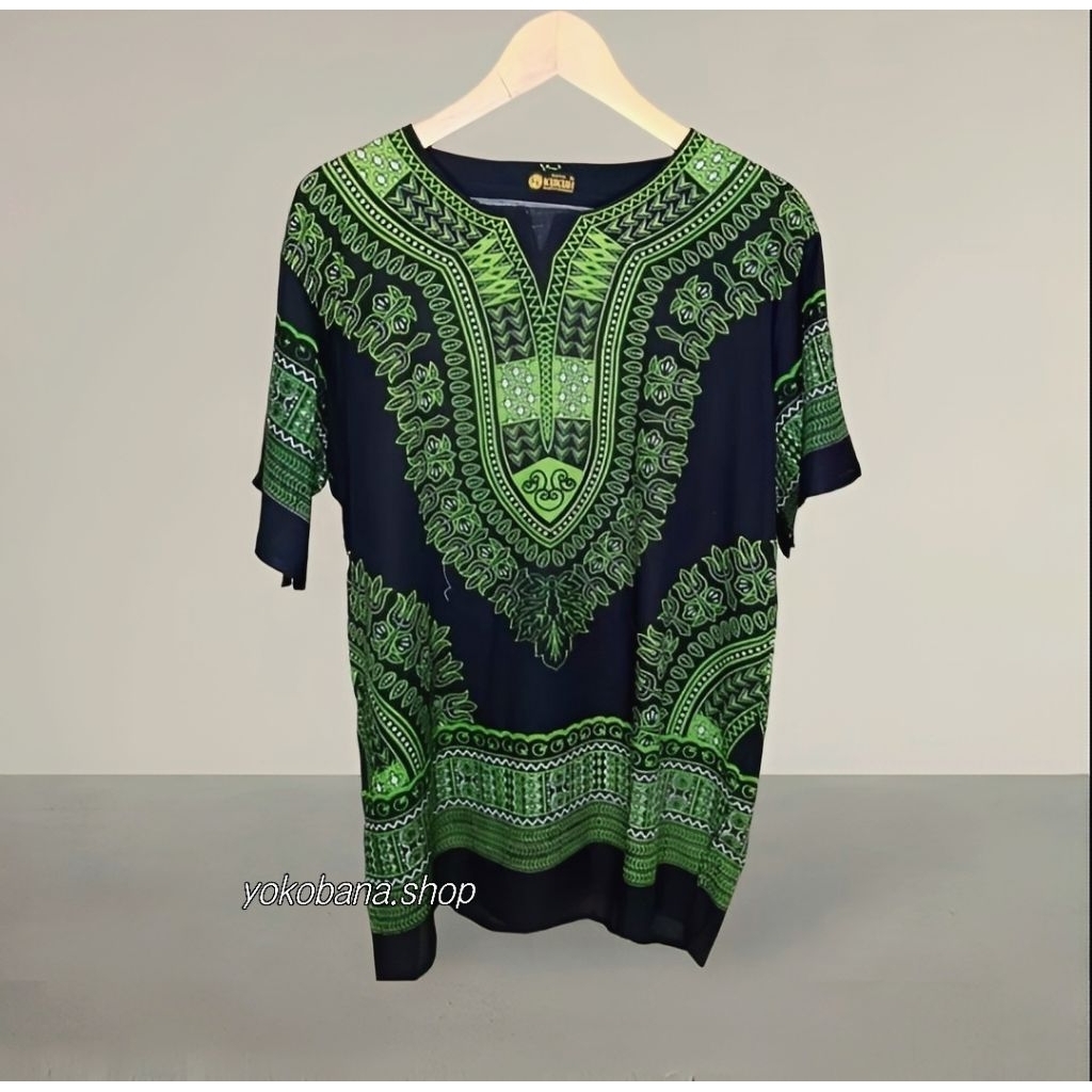 Kaos Dashiki Pria dan Wanita Dewasa / Kaos Bali Pria dan Wanita / Baju Pantai / Baju Bali / Kaos Dis