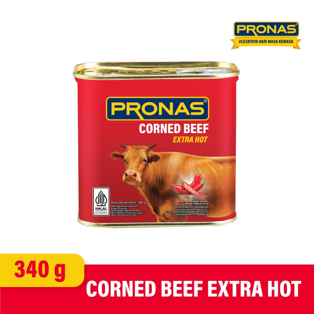 

PRONAS Kornet Sapi Chili (Kemasan Kaleng EOE) 340 gr