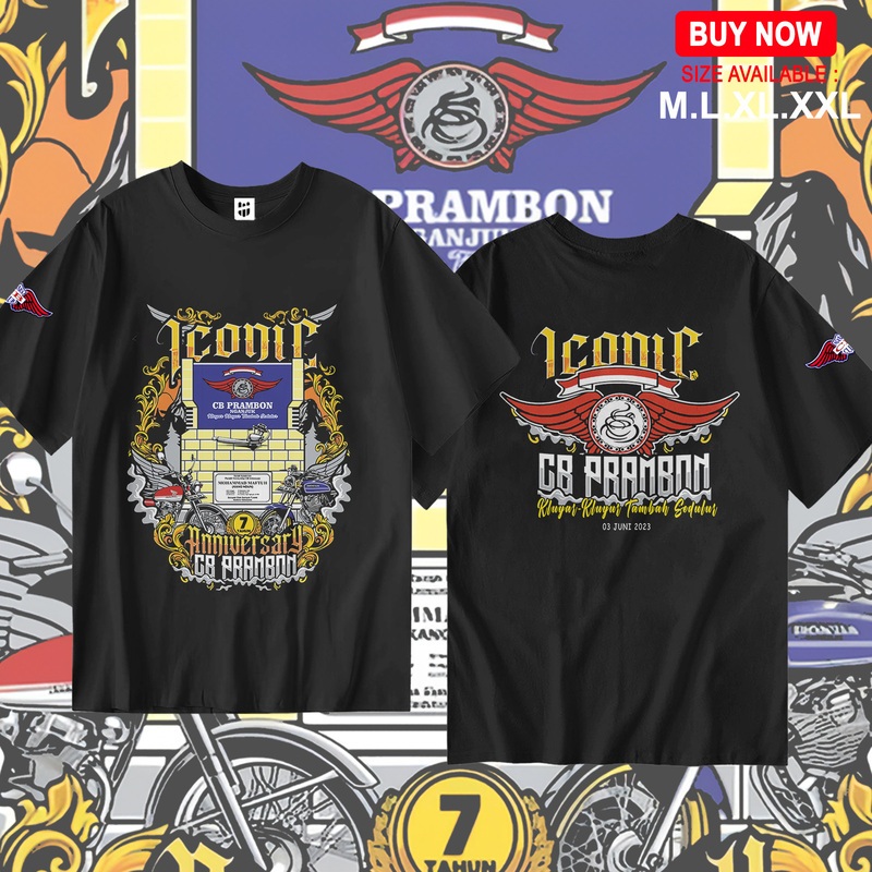 KAOS CB PRAMBON/ cb Nganjuk/kaos anniversary cb prambon/kaos cb anti tobat /kaos cb Nganjuk/kaos cb/