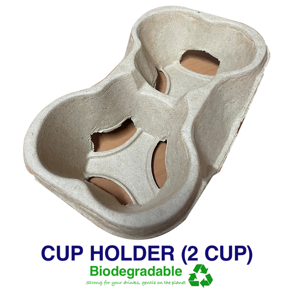 2 Paper Pulp Cup Tray, Cup Holder