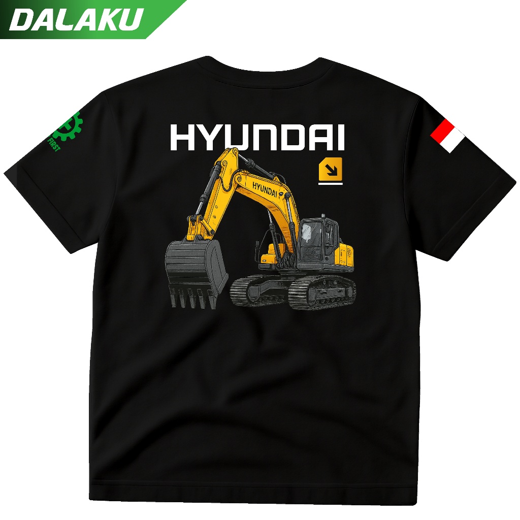 KAOS OPERATOR EXCAVATOR HYUNDAI CUTTON COMBED