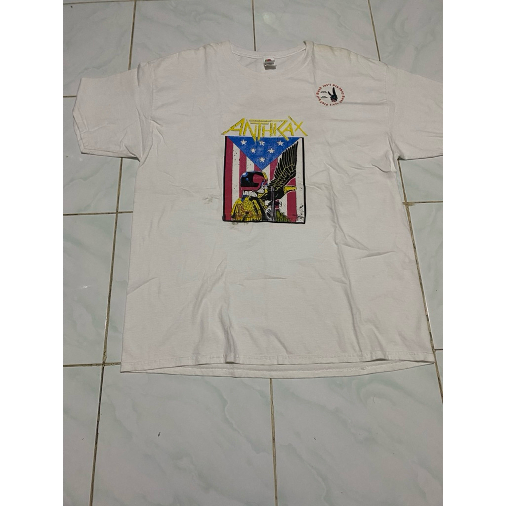 Kaos Anthrax Original Import