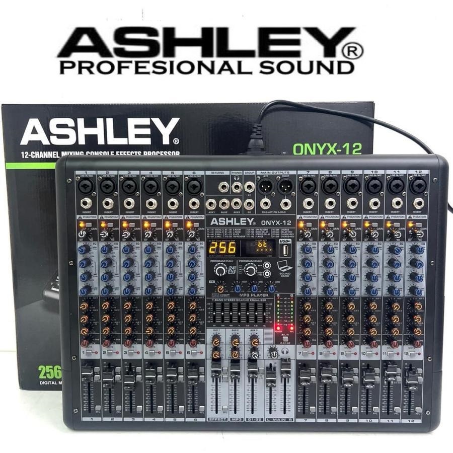Mixer Audio ASHLEY ONYX12 ONYX 12 12channel Bluetooth USB Interface
