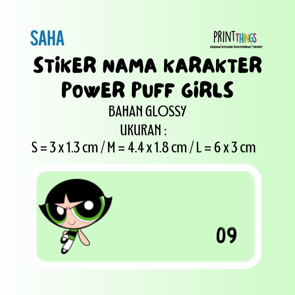 

STIKER BAMA KARAKTER POWER PUFF GRILS