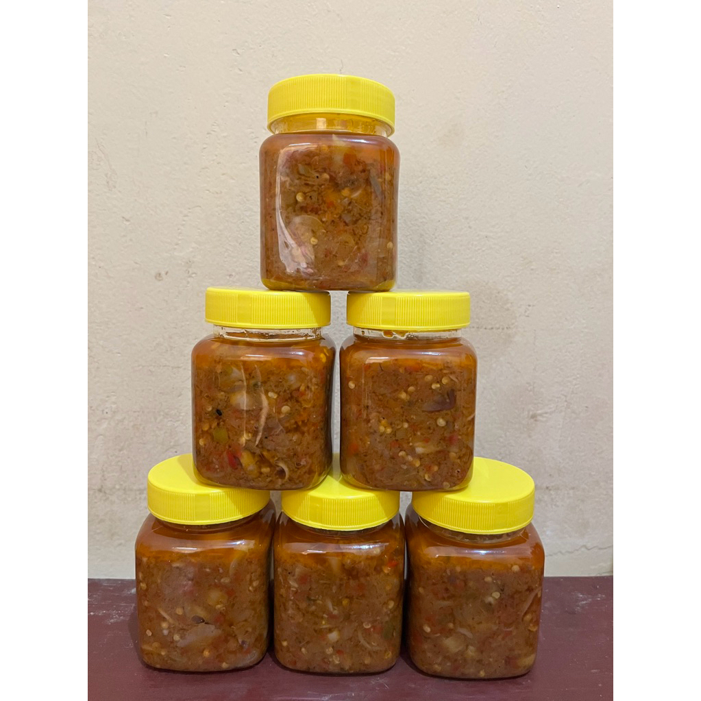

tester Sambal cumi pesanan kak Bayu 200ml