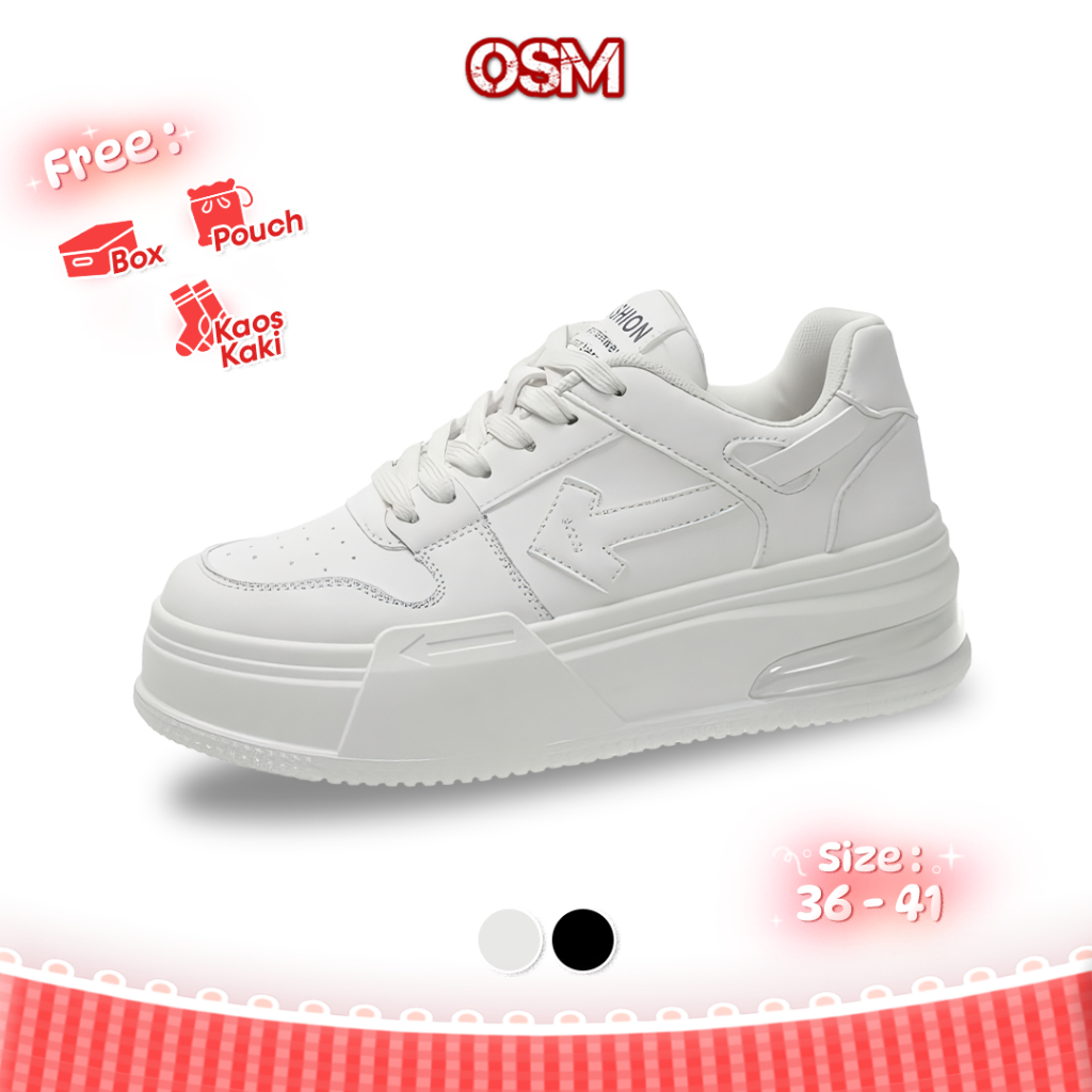 Online Shopping Mall - 6576 Sneakers Fashion Kasual Size 36-41 / Sport Shoes Trend Kekinian / Sepatu