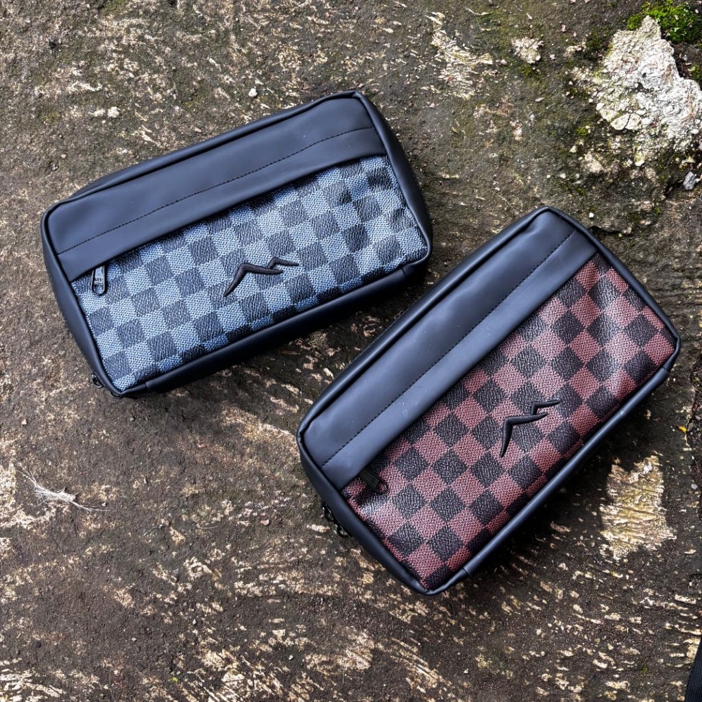 Elvis Vion Handbag Clutch Bag pria waterproof tas selempang pouch