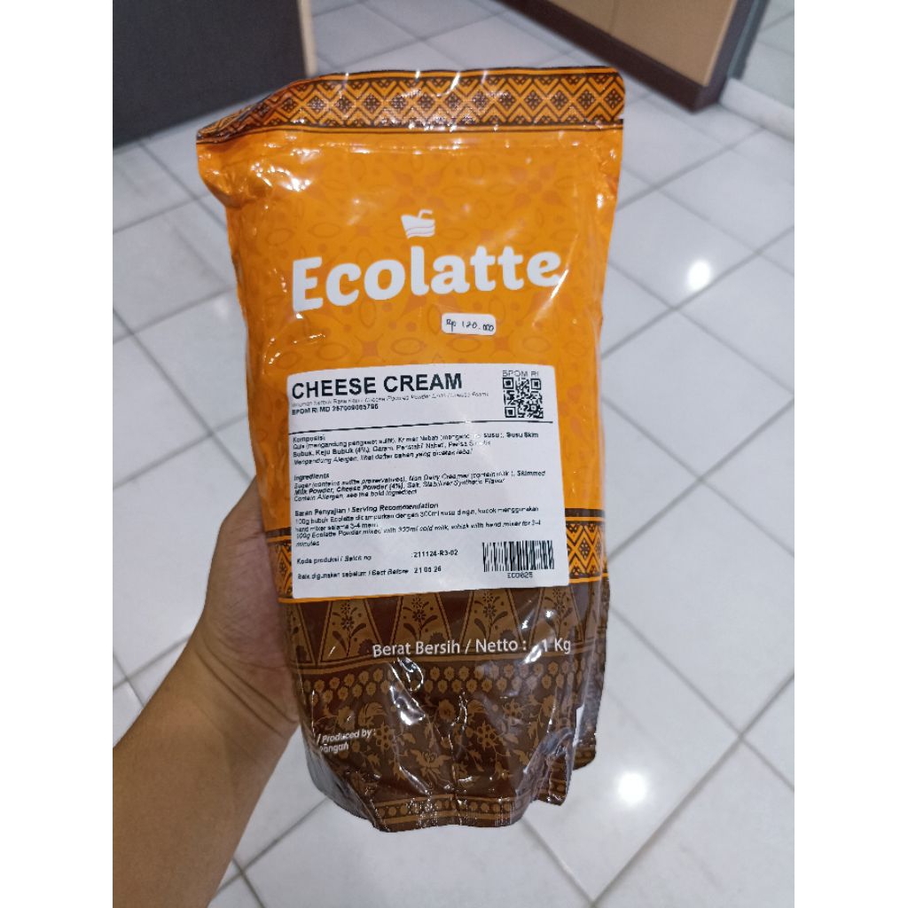 

ECO LATTE 1KG PREMIUM POWDER DRINK MINUMAN ENAK HALAL BPOM/CHEESE CREAM