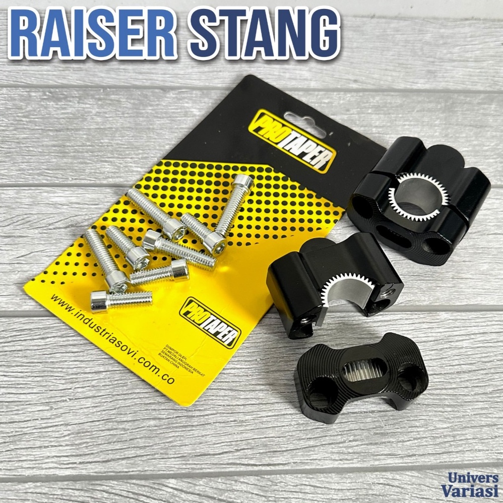 KODE C29Q RISER STANG FATBAR ORIGINAL PROTAPER FULL CNC RAISER KLEMAN PENINGGI DUDUKAN TRONDOL STAND