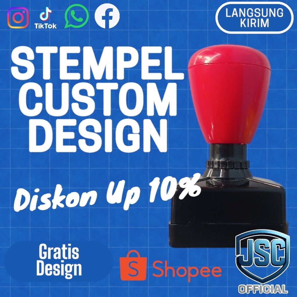 

Stempel Flash/ Otomatis / Stamp / Stempel Toko /Stempel Logo / Stempel Kantor