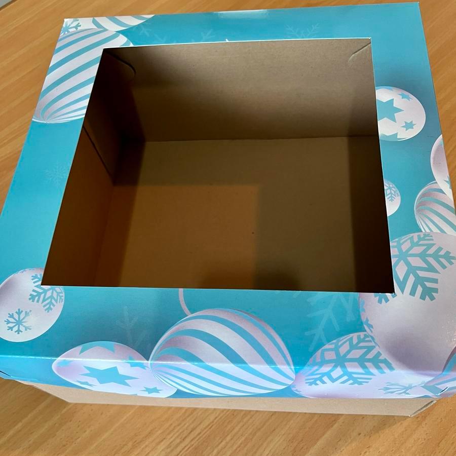 

box cookies mika hampers natal motif jingle bell parcel merry christmas size 22cm 25cm 30cm