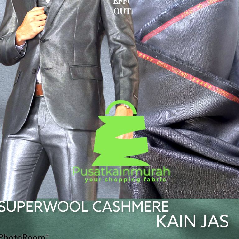 KODE C93X Super wool Cashmere Bahan Mengkilap kain Jas Bahan kain celana Mengkilap
