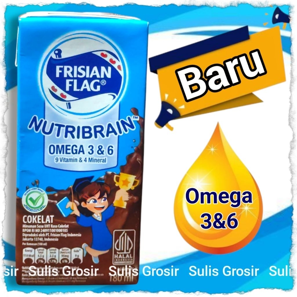

Frisian Flag Susu UHT Nutribrain Coklat 180ml Per Pcs