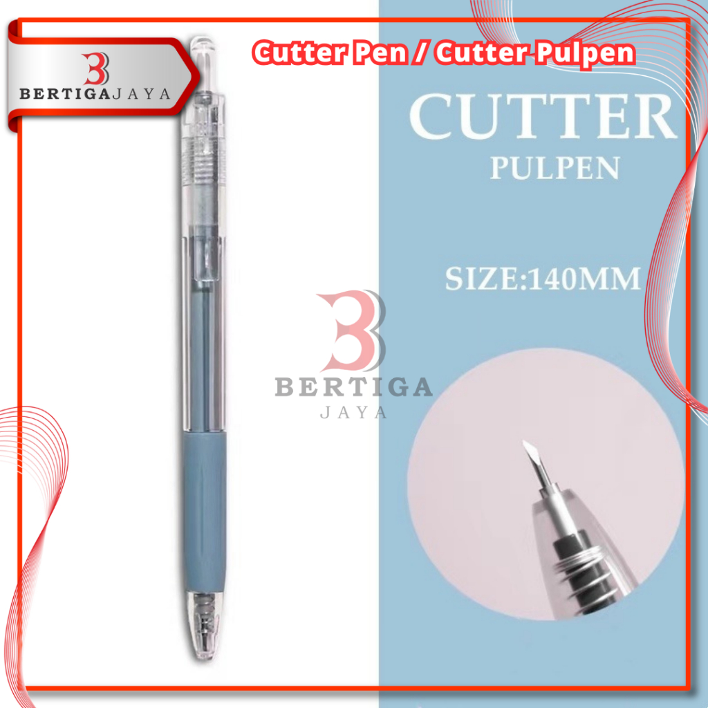 

BJ Pulpen Cutter Pen Mini Pisau pemotong DIY Pisau ukir Lucu Kantor Sekolah