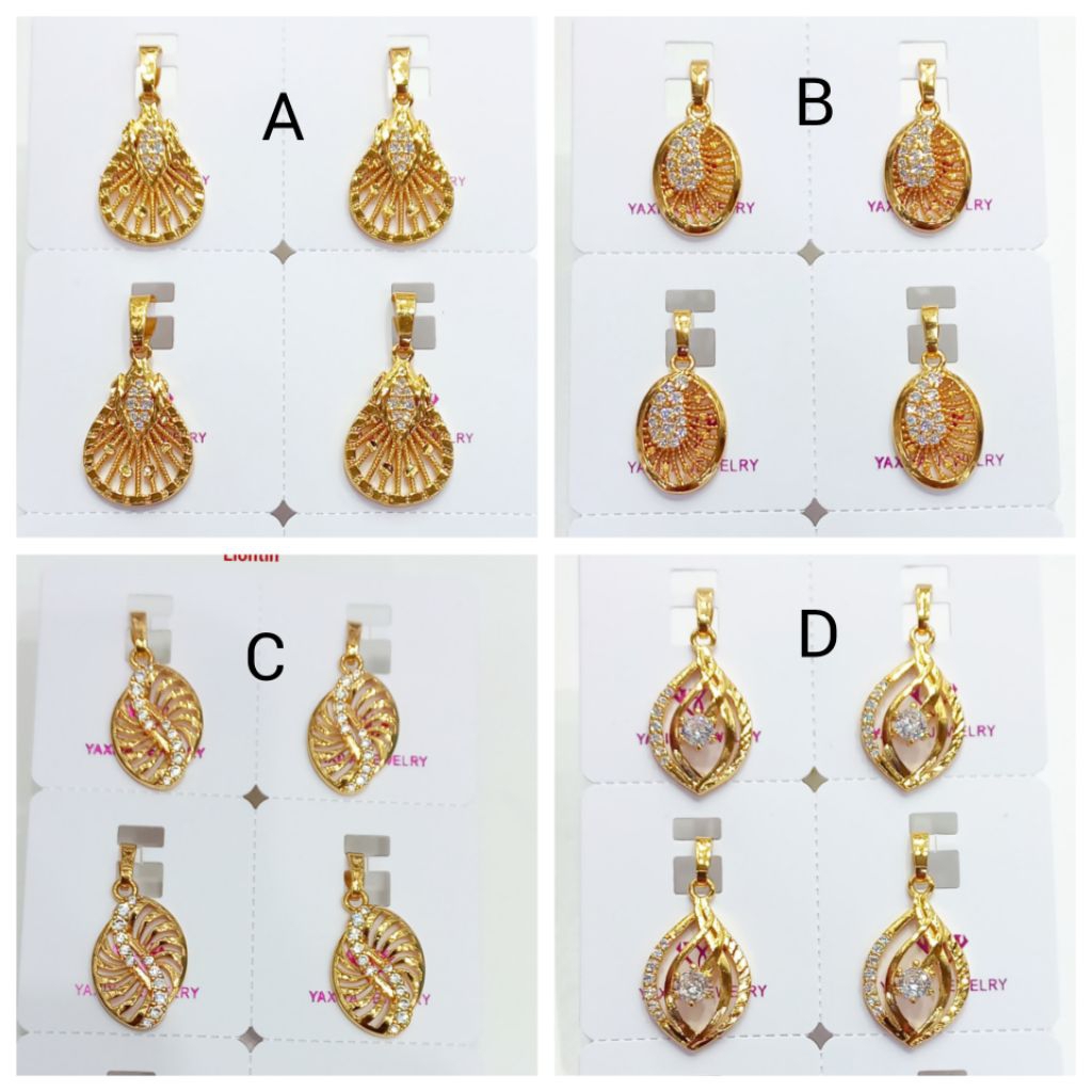 Liontin Kalung Besar Xuping Lapis Emas