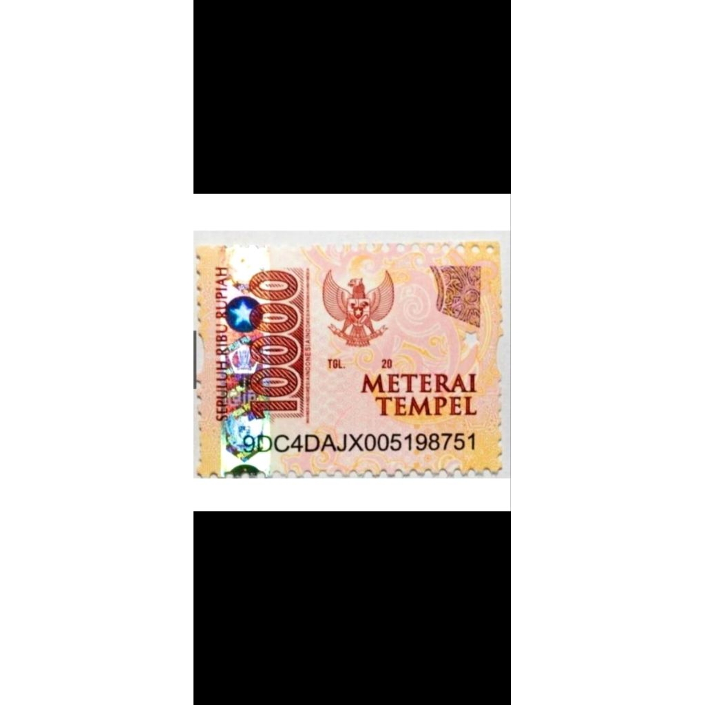 

Materaipos 10000 Ori atau Asli, Benda tempel POS