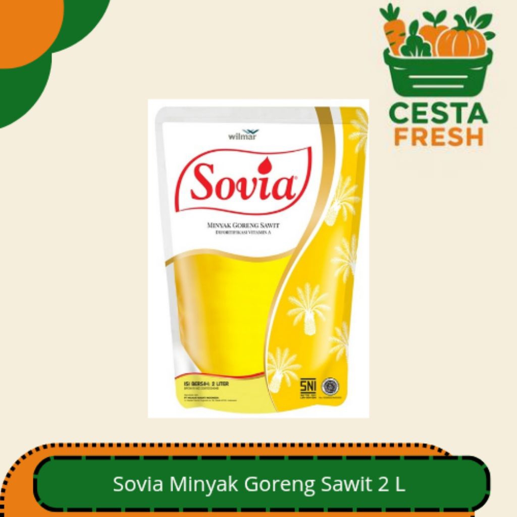 

Sovia Minyak Goreng Sawit 2 L